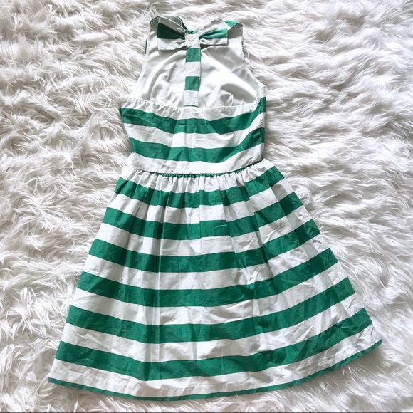 Jodi Kristopher Striped Bow Back Fit & Flare Dress - Picture 5 of 8